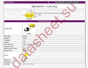 HBL5865VY datasheet  